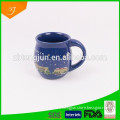 zokka ceramic coffee mug, milk mug, 9oz color glazed ceramic cup